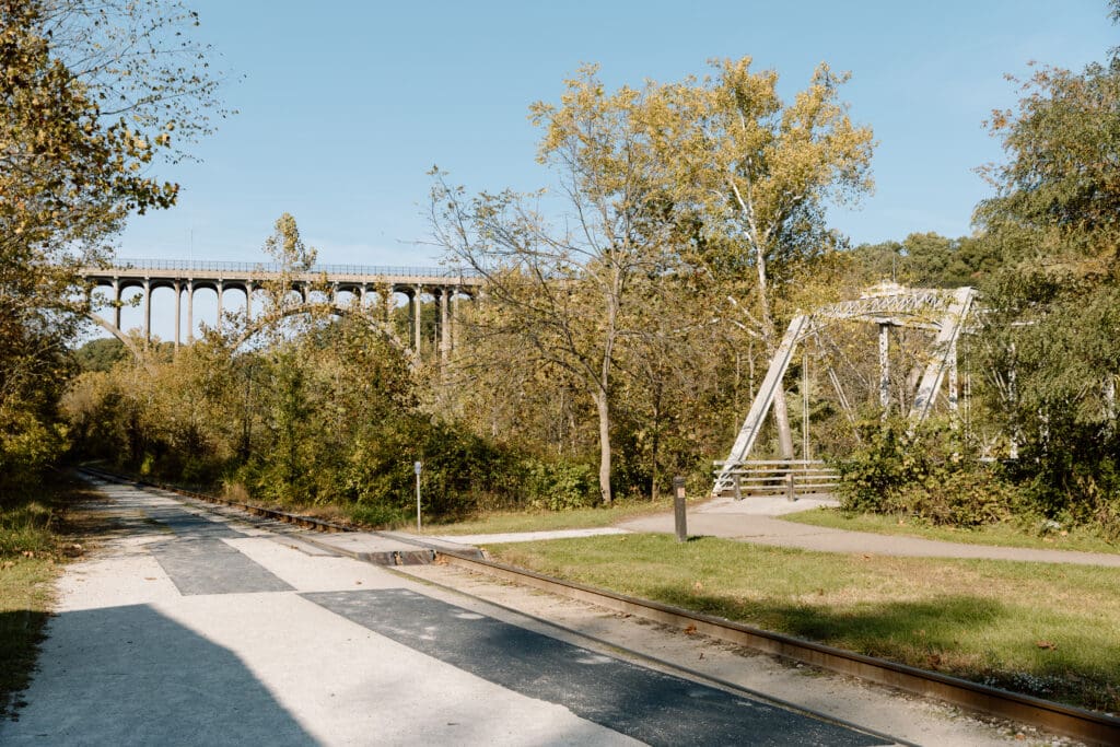 Station Road Bridge Trail at Cuyahoga Valley National Park.