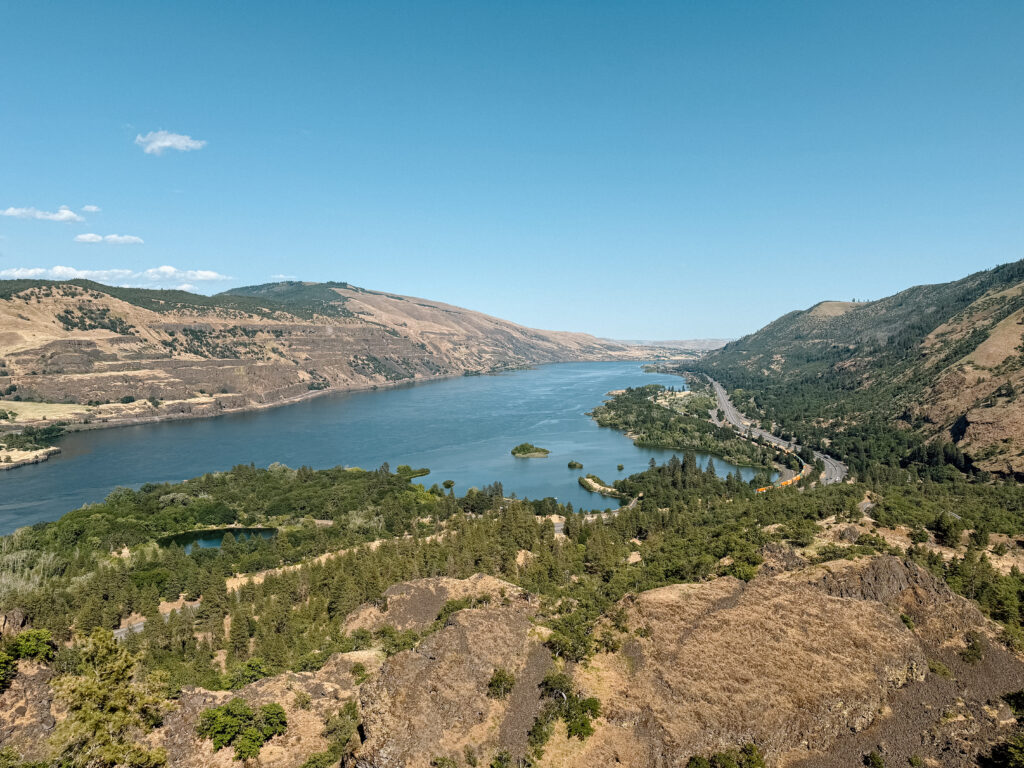View from Rowena Crest.