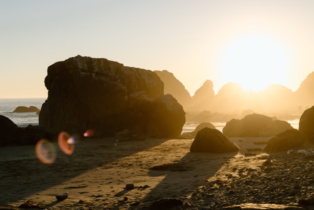 Beach near Brookings, Oregon